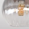 Koyoto Plafoniera, Lampada a sfera Écru, Nero, 3-Luci