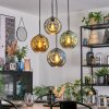 Ripoll Lampadario a sospensione, Lampada a sfera, Lampada a sospensione a cluster Blu, Oro, Verde, 4-Luci