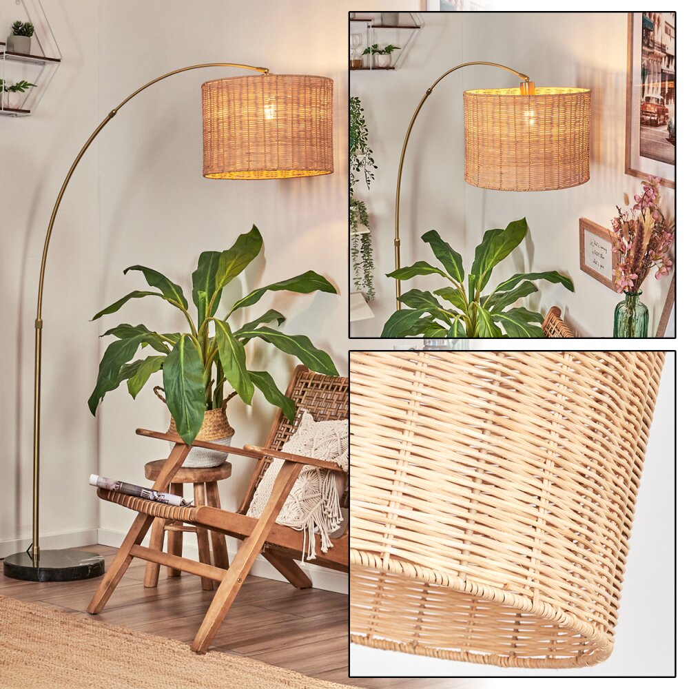 Cavaca Lampada da terra Ottone, Nero, 1-Luce main product photo