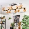 Gastor Plafoniera, Lampada a sfera Oro, Nero, 10-Luci