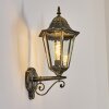 Hongkong Lampada da parete per esterno, Applique Oro, Nero, 1-Luce