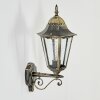 Hongkong Lampada da parete per esterno, Applique Oro, Nero, 1-Luce