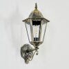 Hongkong Lampada da parete per esterno, Applique Oro, Nero, 1-Luce