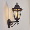 Hongkong Lampada da parete per esterno, Applique Nero, 1-Luce