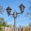 Naofe Lampione multibraccia, Illuminazione viale Nero, Argento, 2-Luci