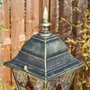 Naofe Lampione multibraccia, Illuminazione viale Oro, Nero, 1-Luce