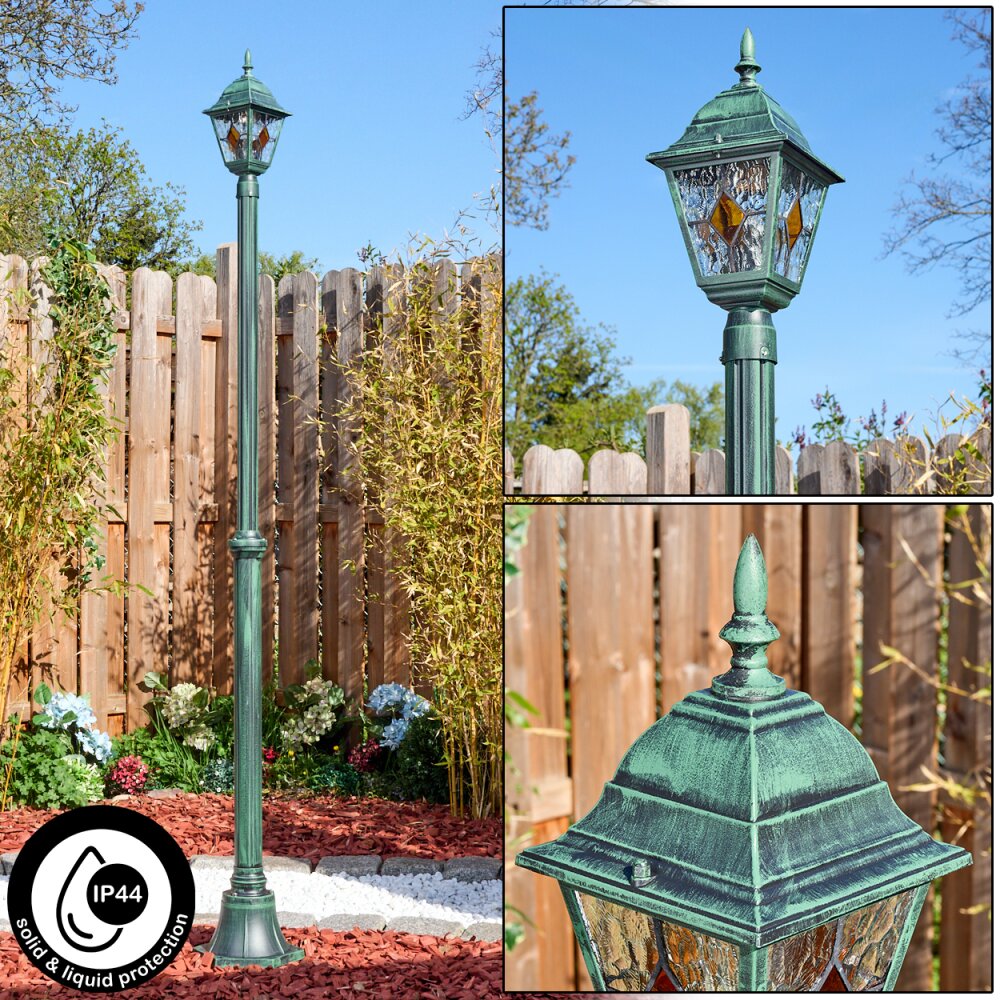 Naofe Lampione multibraccia, Illuminazione viale Verde, Nero, 1-Luce main product photo