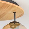 Ripoll Plafoniera, Lampada a sfera Écru, Nero, 3-Luci