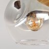 Ripoll Plafoniera, Lampada a sfera Écru, Nero, 3-Luci