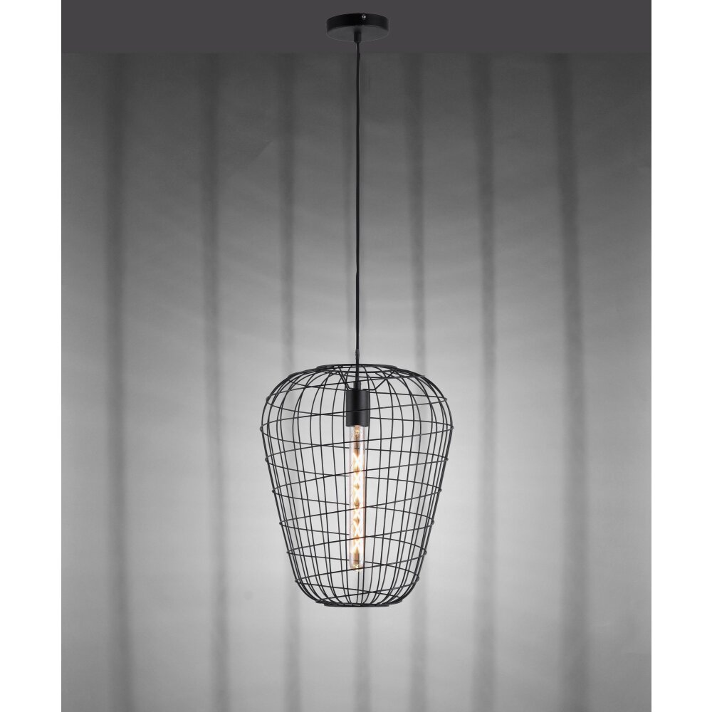 Lampada a Sospensione Leuchten Direkt FABIO Nero, 1-Luce