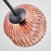Ripoll Plafoniera, Lampada a sfera Cromo, Oro, Chiaro, Ramato, Grigio fumo, 6-Luci