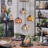 Ripoll Lampadario a sospensione, Lampada a sfera, Lampada a sospensione a cluster Oro, Chiaro, Ramato, Grigio fumo, 4-Luci