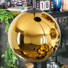 Koyoto Lampadario a sospensione, Lampada a sfera, Lampada a sospensione a cluster Oro, 4-Luci