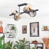 Koyoto Plafoniera, Lampada a sfera Ambrato, Chiaro, Grigio fumo, 8-Luci