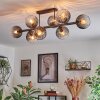 Koyoto Plafoniera, Lampada a sfera Chiaro, Grigio fumo, 8-Luci
