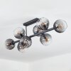 Koyoto Plafoniera, Lampada a sfera Chiaro, Grigio fumo, 8-Luci