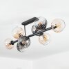 Koyoto Plafoniera, Lampada a sfera Ambrato, Chiaro, Grigio fumo, 8-Luci