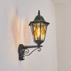 Hongkong Lampada da parete per esterno, Applique Verde, Nero, 1-Luce, Sensori di movimento