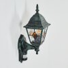 Naofe Lampada da parete per esterno, Applique Verde, Nero, 1-Luce, Sensori di movimento