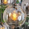 Koyoto Lampadario a sospensione, Lampada a sfera, Lampada a sospensione Ambrato, Chiaro, Grigio fumo, 8-Luci