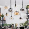 Ripoll Lampadario a sospensione, Lampada a sfera, Lampada a sospensione Ambrato, Chiaro, Grigio fumo, 8-Luci