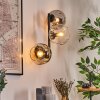 Ripoll Lampada a sfera, Applique Ambrato, Chiaro, Grigio fumo, 3-Luci
