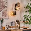Ripoll Lampada a sfera, Applique Ambrato, Chiaro, Grigio fumo, 3-Luci