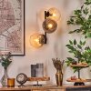 Koyoto Lampada a sfera, Applique Ambrato, Chiaro, Grigio fumo, 3-Luci