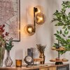 Koyoto Lampada a sfera, Applique Ambrato, Chiaro, Grigio fumo, 3-Luci