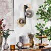 Koyoto Lampada a sfera, Applique Ambrato, Chiaro, Grigio fumo, 3-Luci
