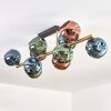 Ripoll Plafoniera, Lampada a sfera Oro, Nero, 10-Luci