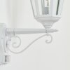 Hongkong Lampada da parete per esterno, Applique Bianco, 1-Luce, Sensori di movimento
