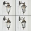 Hongkong Lampada da parete per esterno, Applique Oro, Nero, 1-Luce