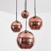 Koyoto Lampadario a sospensione, Lampada a sfera, Lampada a sospensione a cluster Ramato, 4-Luci