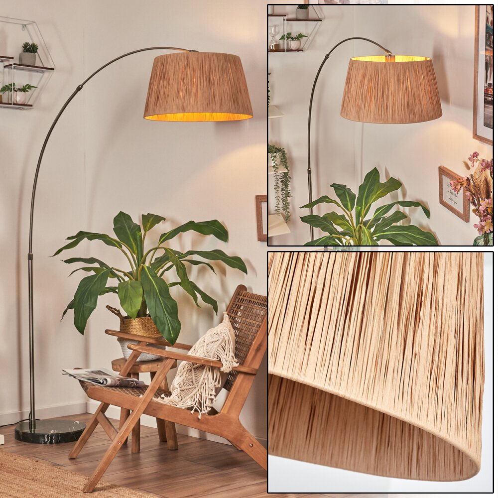 Granja Lampada da terra Nichel opaco, Nero, 1-Luce main product photo