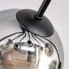 Koyoto Plafoniera, Lampada a sfera 86 cm Ambrato, Chiaro, Grigio fumo, 8-Luci