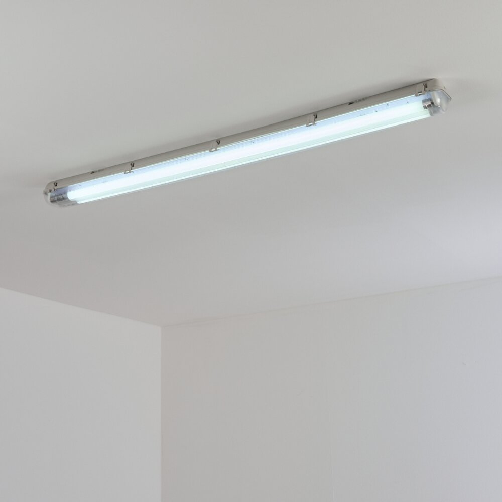 Ilena Illuminazione esterna, Illuminazione bagno, Plafoniera LED Grigio, 1-Luce