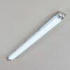 Ilena Plafoniera da esterno, Illuminazione esterna, Illuminazione bagno, Faro da cantiere, Plafoniera LED Grigio, 1-Luce