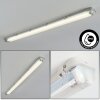 Ilena Plafoniera da esterno, Illuminazione esterna, Illuminazione bagno, Faro da cantiere, Plafoniera LED Grigio, 1-Luce