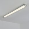 Ilena Plafoniera da esterno, Illuminazione esterna, Illuminazione bagno, Faro da cantiere, Plafoniera LED Grigio, 1-Luce