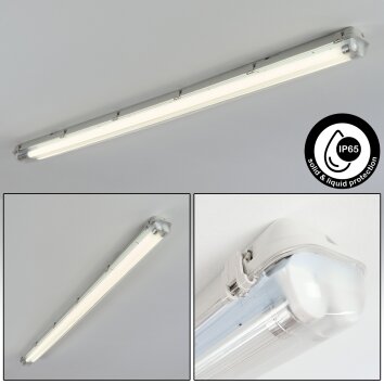 Ilena Illuminazione esterna, Illuminazione bagno, Plafoniera LED Grigio, 1-Luce