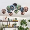 Koyoto Plafoniera, Lampada a sfera 85 cm Blu, Verde, Ramato, 10-Luci