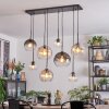Koyoto Lampadario a sospensione, Lampada a sfera, Lampada a sospensione Ambrato, Chiaro, Grigio fumo, 8-Luci