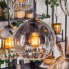 Koyoto Lampadario a sospensione, Lampada a sfera, Lampada a sospensione Ambrato, Chiaro, Grigio fumo, 6-Luci