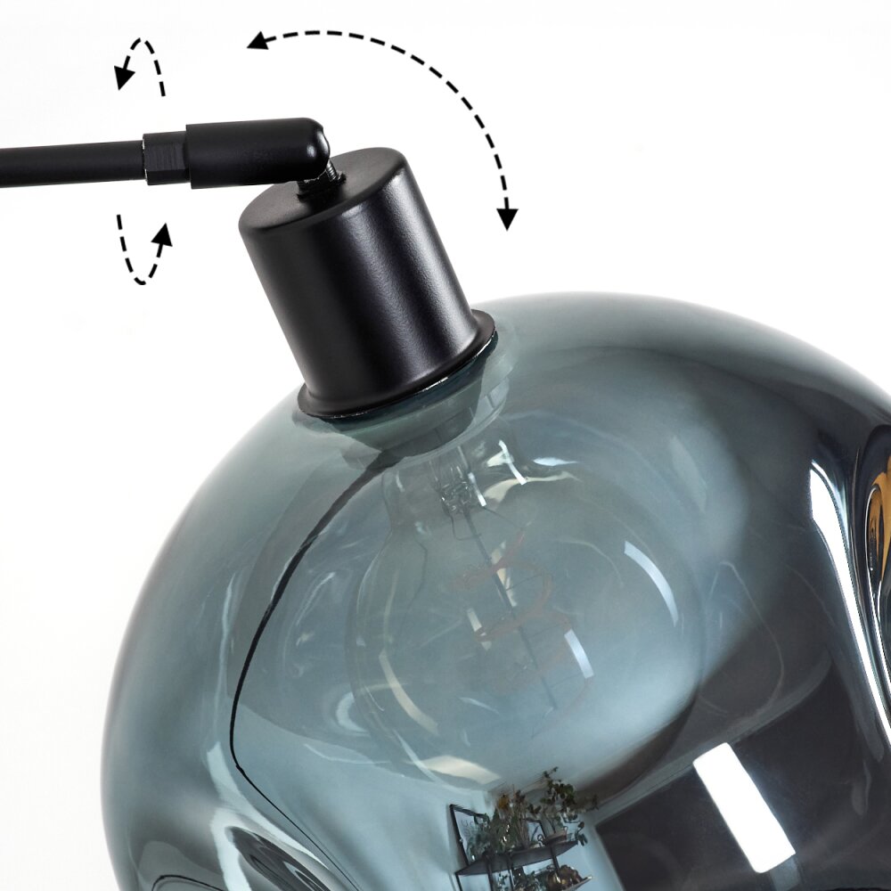 Ripoll Lampada a sfera, Lampada da terra Nero, 1-Luce