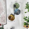 Koyoto Lampada a sfera, Applique Blu, Oro, Verde, 3-Luci