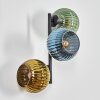 Koyoto Lampada a sfera, Applique Blu, Oro, Verde, 3-Luci