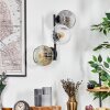Ripoll Lampada a sfera, Applique Ambrato, Chiaro, Grigio fumo, 3-Luci