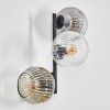 Ripoll Lampada a sfera, Applique Ambrato, Chiaro, Grigio fumo, 3-Luci
