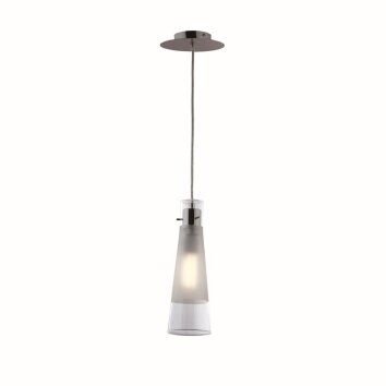 Ideal Lux KUKY Lampadario a sospensione Cromo, 1-Luce